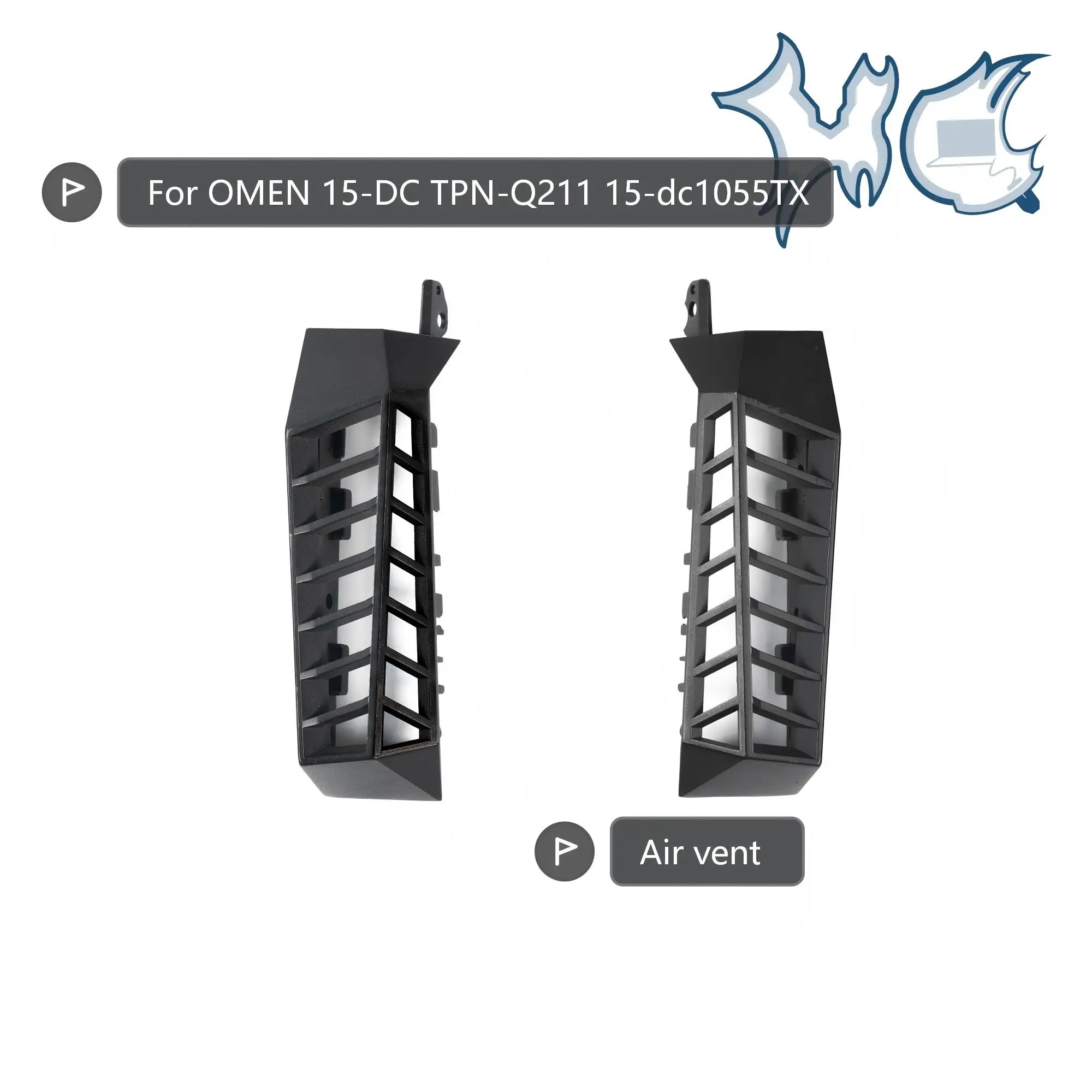 

AIR Outlet For OMEN 15-dc1055TX 15-DC TPN-Q211 Laptop Parts Cooling Port Replace