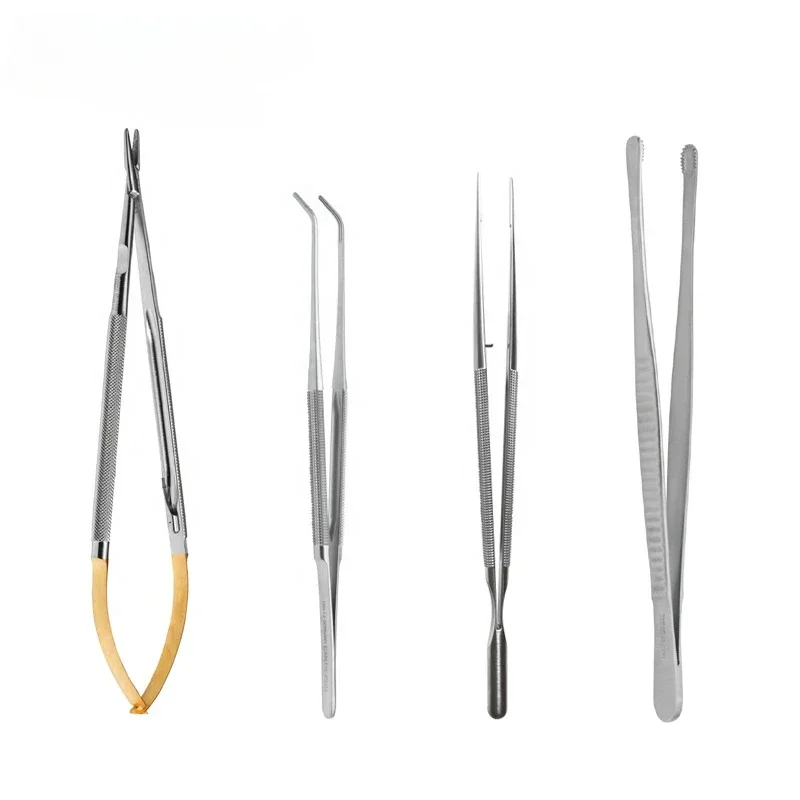 

Cardiac Surgery Instruments: Debakey Vascular Micro Forceps with Cardiovascular Ring Tip for Precise Manipulation