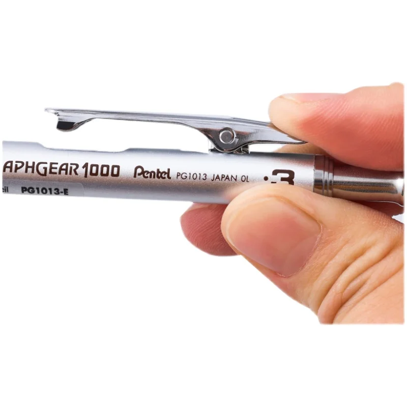اليابان Pentel Paytong قلم رصاص ميكانيكي مركز منخفض الجاذبية PG1000 حامل قلم معدني كامل طالب رسم رسم القرطاسية اليابانية