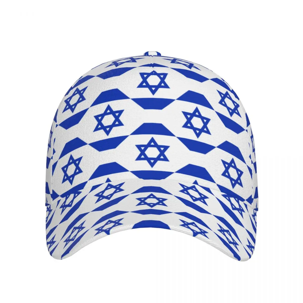 Israel Flag Seamless Background Baseball Cap Fishing Caps Outdoor Hunting Hiking Hat