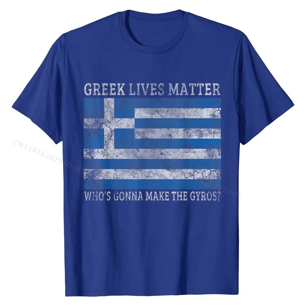 Greek Lives Matter Who\'s Gonna Make The Gyros? Greece T-Shirt Newest Group Top T-shirts Cotton Tops Shirt for Men Funny