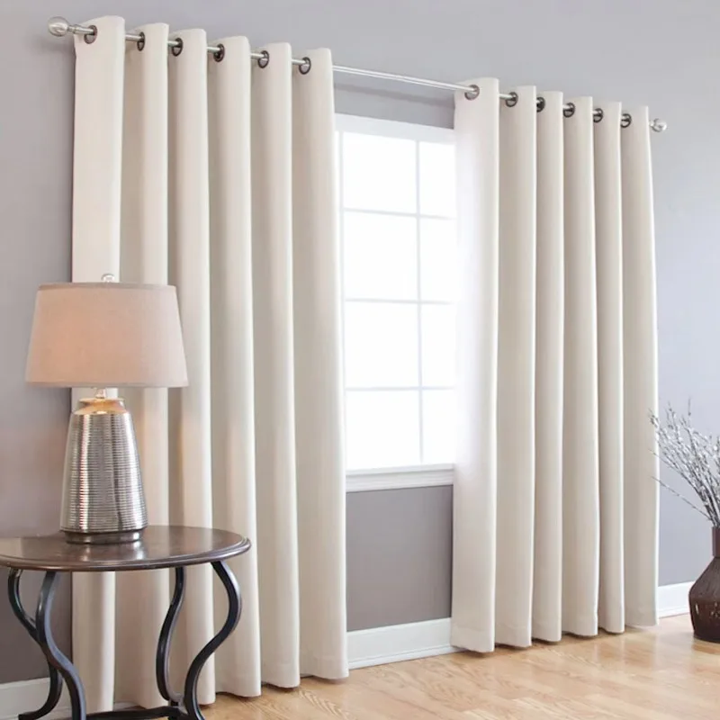 High Quality 100% Polyester Cordless Electric Hotel Drapes Blind Modern Luxury