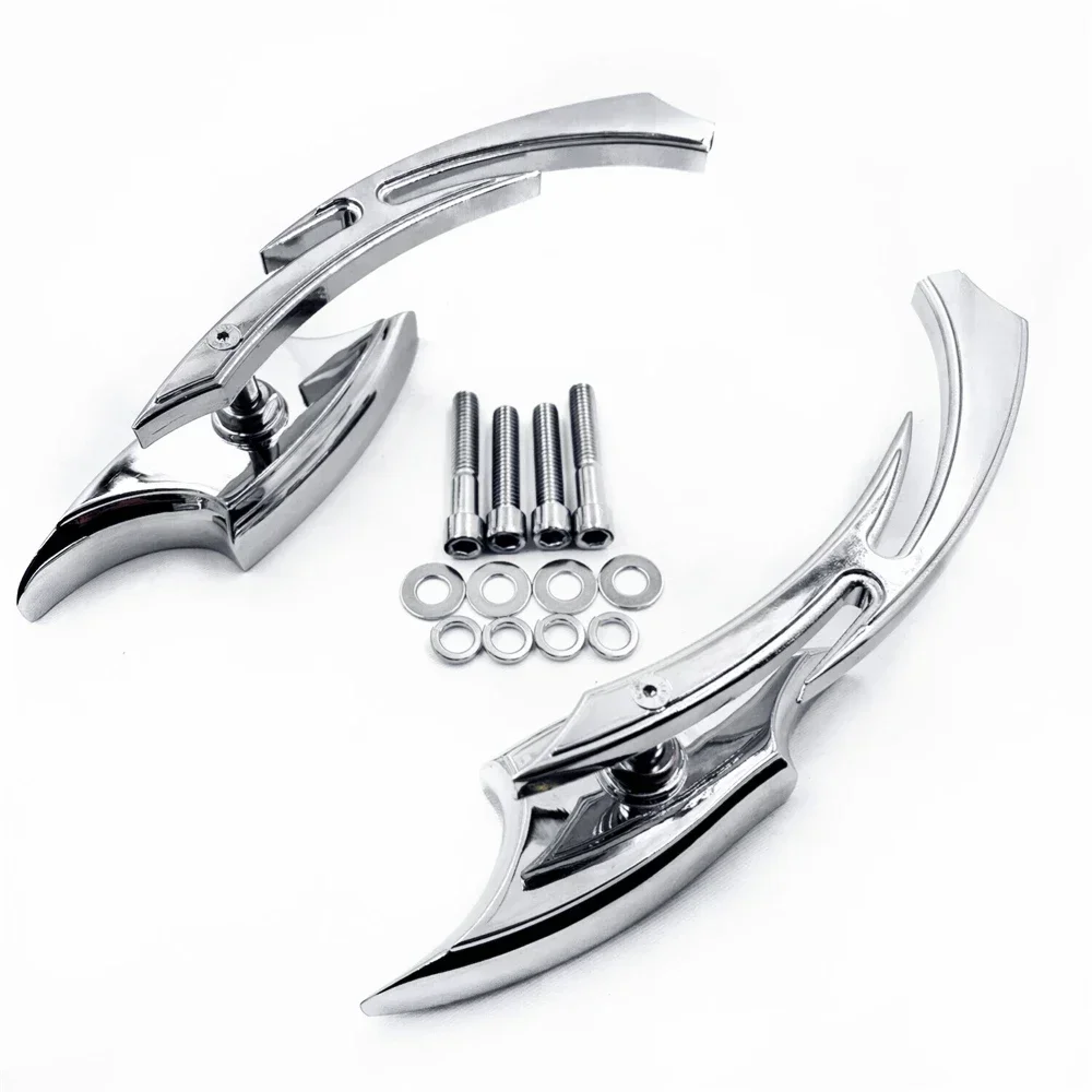 يصلح لجميع الدراجات النارية أو الدراجة إذا كانت تستخدم القياسية 8 مللي متر/100 مللي متر جبل ويندي للمقهى المتسابق هوندا يامها سوزوكي الجانب الرؤية الخلفية #2