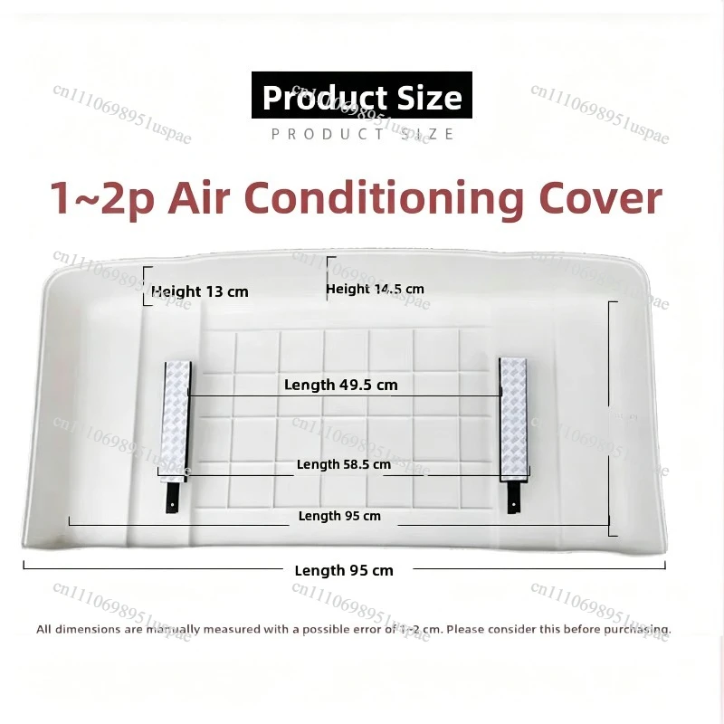 For Universal Air Conditioning Outdoor Unit Rain Shield Sun Protection Dust Cover Board Main Host Weatherproof Canopy Cover