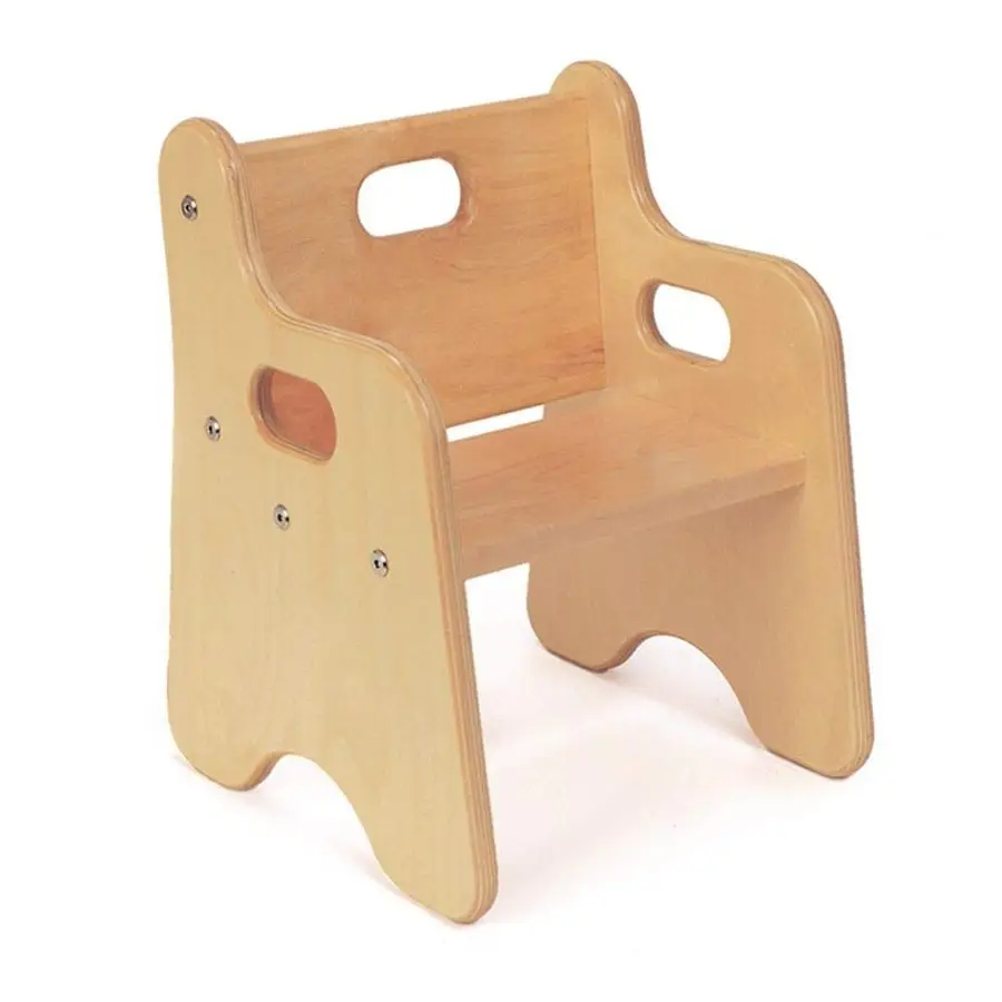 

Chair by , 8 inch Seat Height, Durable Wooden Chair for Support and Comfort for Toddlers, Great for Preschools, Classrooms, Dayc
