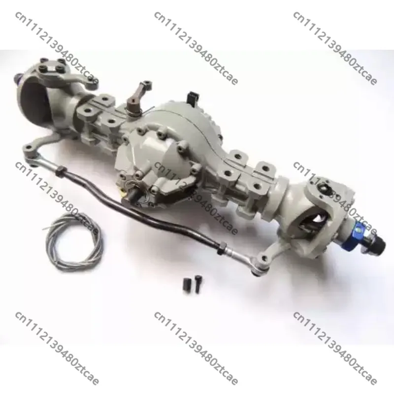 1/14 RC Truck Full‑Metal Front‑Middle Through‑Drive Steering Axle With Differential‑Lock Upgrade Part
