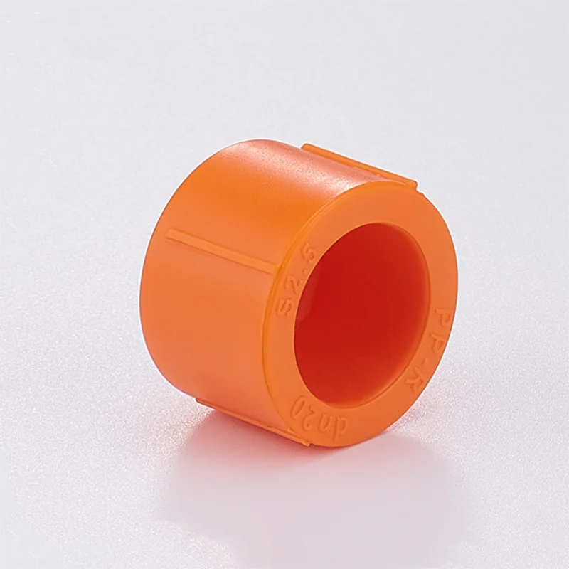 Tubo de agua PPR naranja conexión termofusible extremo accesorio tapa de tubo termofusible 20 mm (90 piezas) 25 mm (50 piezas) 32 mm (30 piezas)