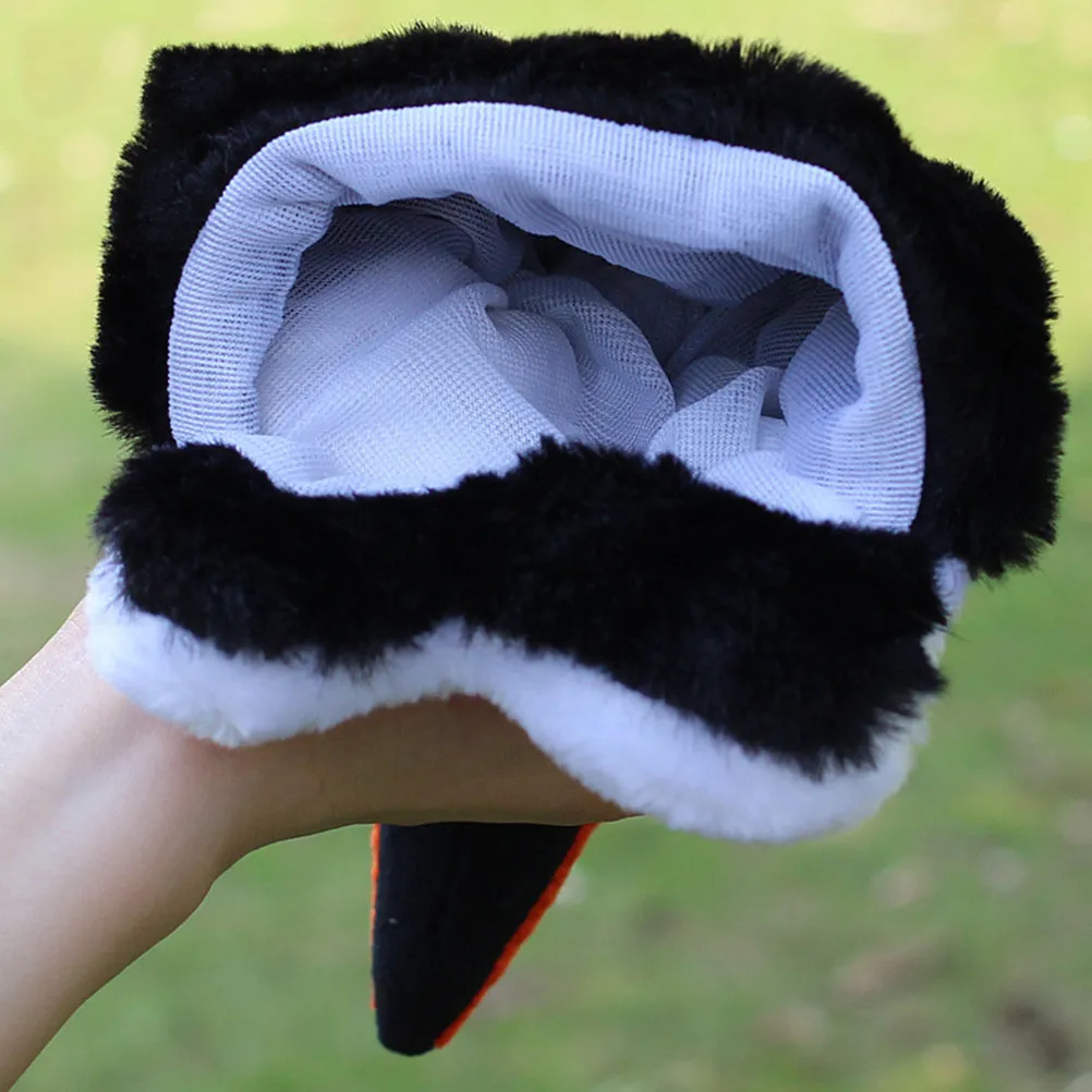 1Pcs Adorable Penguin Shaped Hand Puppet for Family Entertainment School Daycare Sunday School Parent Child Activity Imagination