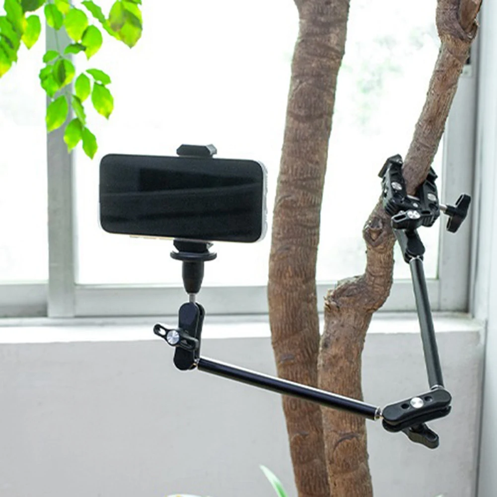 ABVO-soporte para teléfono inteligente, brazo mágico para cámara, montaje en pared Flexible articulado, abrazadera de escritorio, soporte para tableta