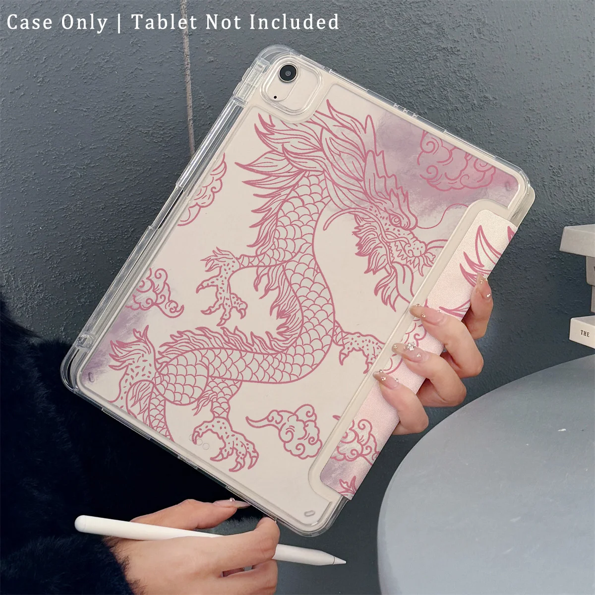 Capa para iPad, Capa Inteligente Compatível com iPad Air 6, Air 5, 4 e Compatível com iPad 10 - Compatível com iPad Pro 2024