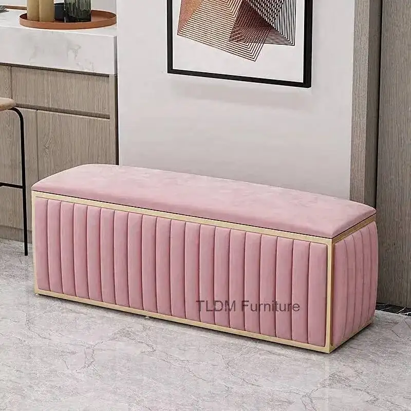 الأثاث المنزلي الحديث غرفة المعيشة تخزين العثمانيين المدخل الشرفة الأحذية تغيير البراز متجر الملابس مرحاض مقعد x #1