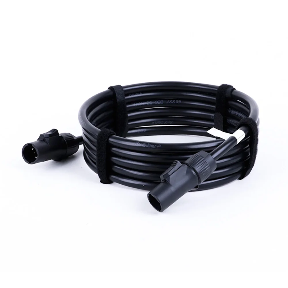 1pc True1 Waterproof PowerCON Plug 3x1.5/2.5mm² Power Cable Extension Powercon Conversion Wire for Stage Lighting DJ Audio