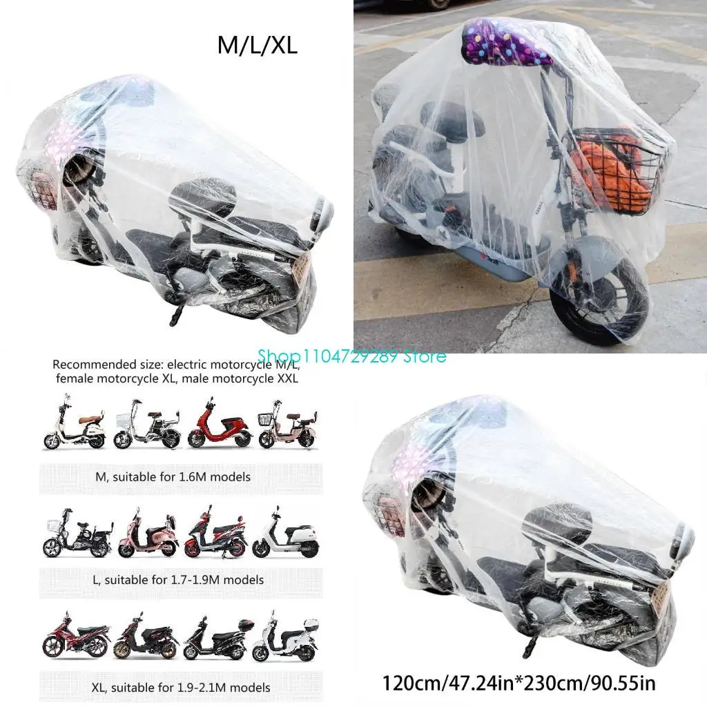 

D8KE Washable Thicken Protector for Motorbike E-bike Protective Shelter Cover Sleeve