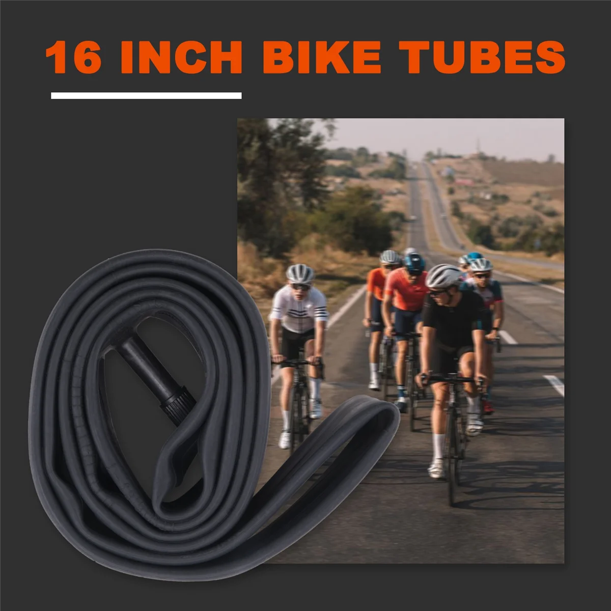 Y61A 2025 أنابيب الدراجة 16 بوصة 1-3/8 349 صمام شريدر بريستا لـ 3 ستين أنبوب داخلي للدراجة قابل للطي أجزاء 60 مم، 3 #5