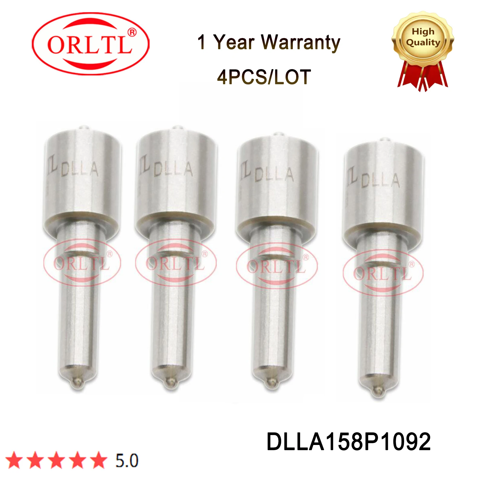 4PCS 8976097882 Common Rail Injector Nozzle Tips DLLA158P1092 093400-8440 For ISUZU 4HK1/6HK1 095000-6360 095000-6363