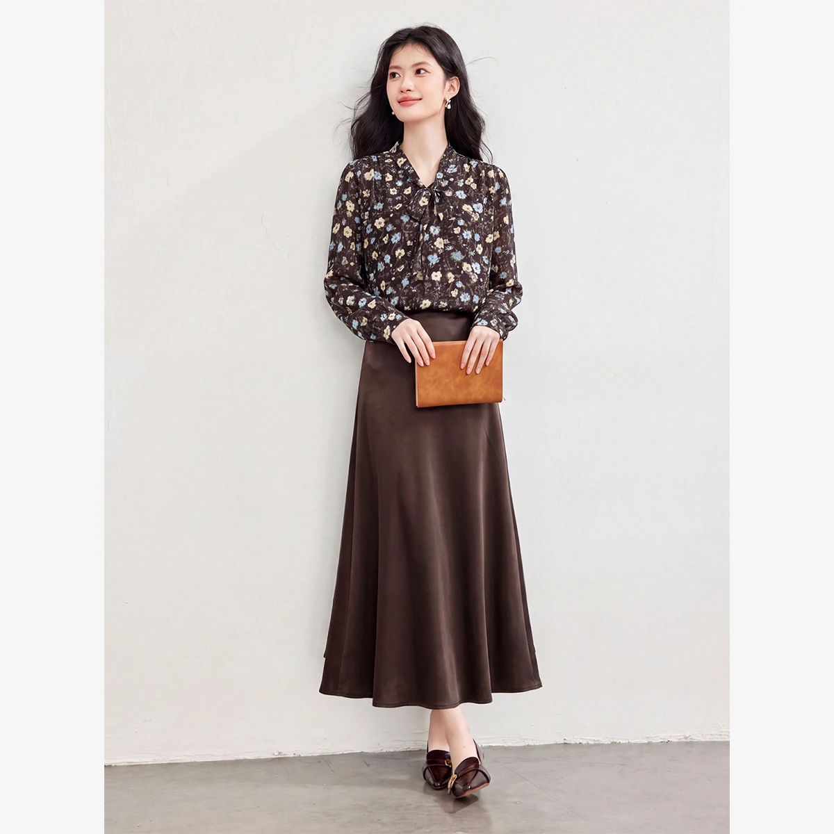 VIMLY Dames Vintage Elegante B - Midi Skirt Floral recensie en prijs