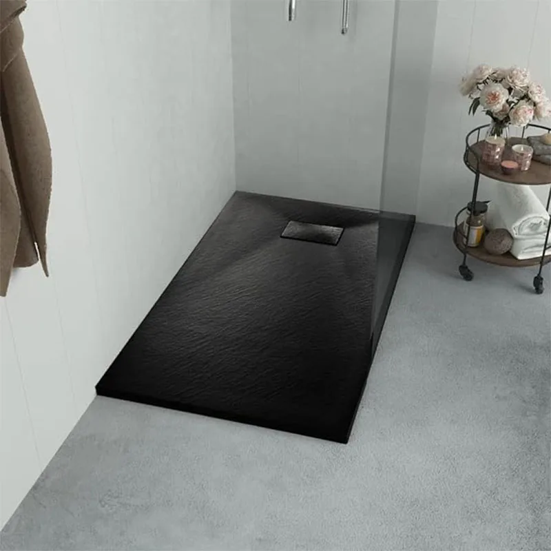 North American Style SMC Shower Tray Hotel Bathroom Shower Drain Pan view 2