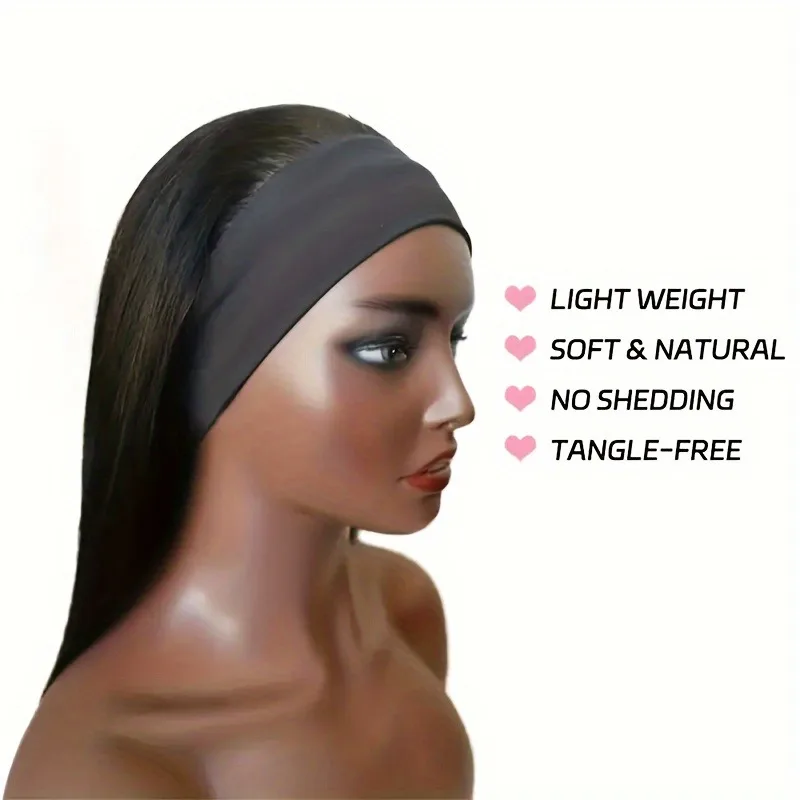 مستقيم عقال شعر مستعار خصلات الشعر المستعار الإنسان للنساء لا شيء الدانتيل الجبهة شعر الإنسان عقال شعر مستعار البرازيلي عذراء الشعر آلة م