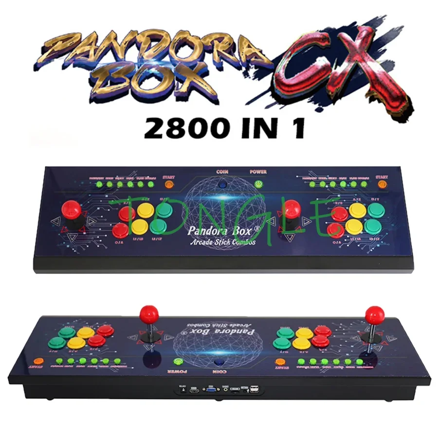 

Arcade Console Machine Pandora Box CX 2800 in 1 Can Save Game Have 3D Tekken Mortal Kombat Usb Connect 3P 4P Gamepad