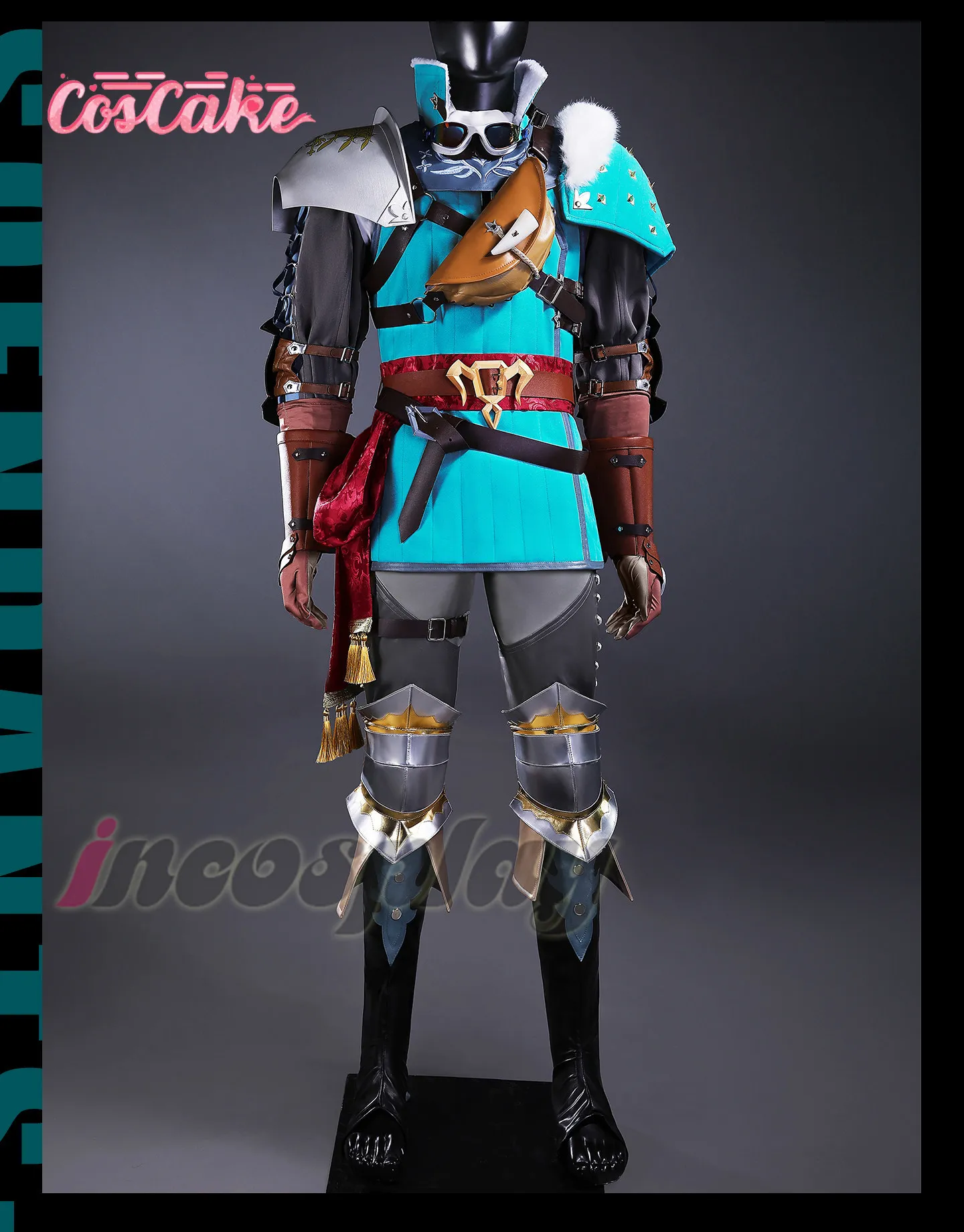 

Game Cosplay Series: Monster Tri Hunter male lead Cosplay high quality Costume full set coscake