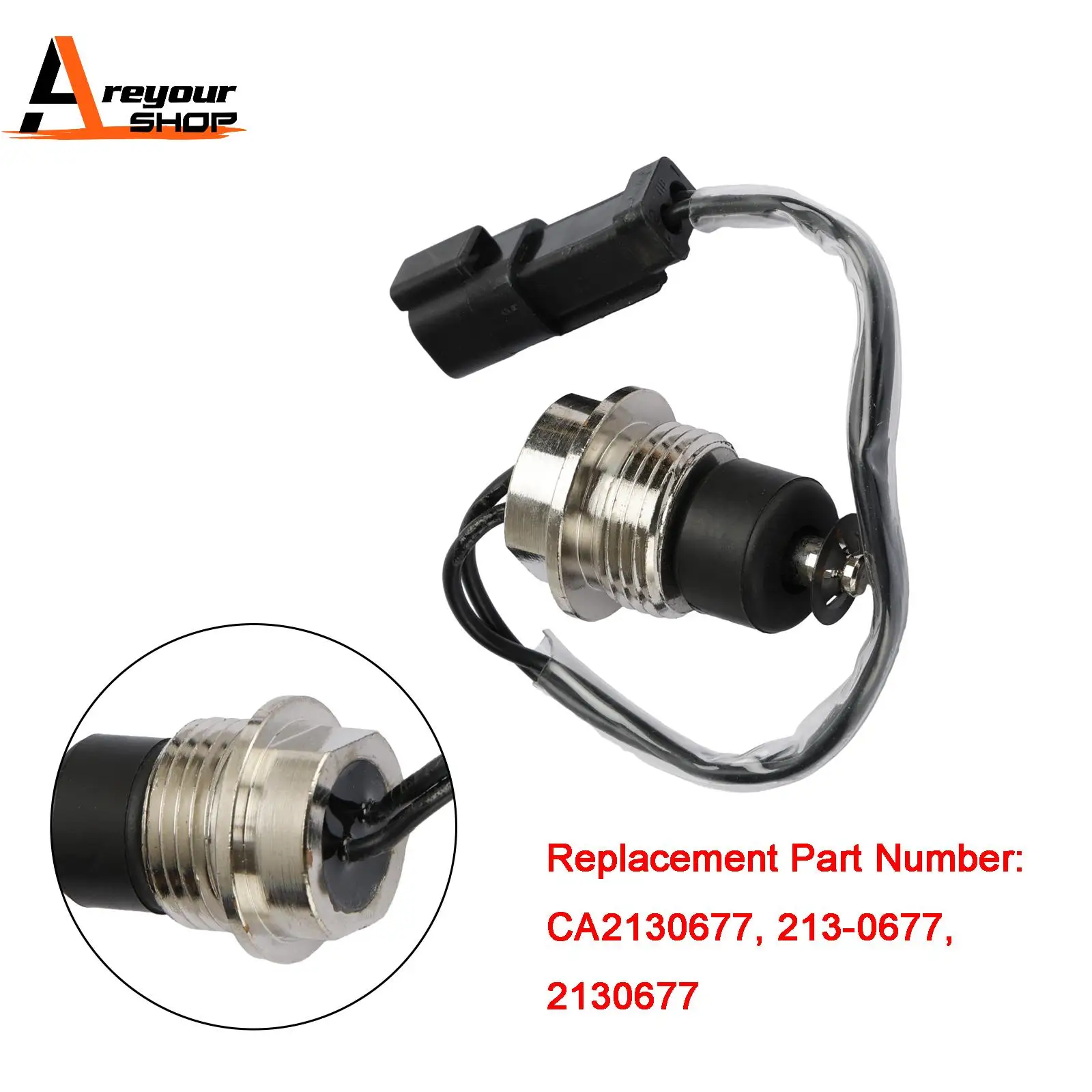 Areyourshop Oil Pressure Sensor 213-0677 2130677 for Caterpillar Excavator 320B 320C 312D