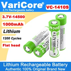 3.7V 14500 1000mAh AA 3.7V Li-ion Rechargeable Battery for Flashlight, Toys,Remote Control