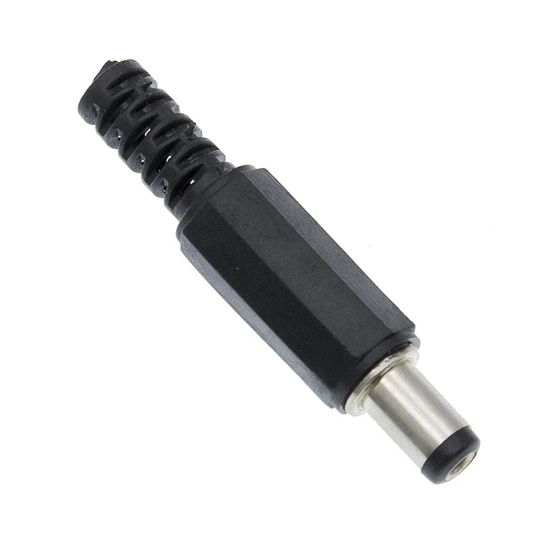 10PCS DC-005 5.5 x 2.1mm DC Power Socket Jack PCB Mount Round The Needle DIY Adapter 5.5*2.1 DC Power Cable Male Plug Connector