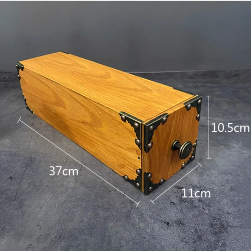 Large Wooden Drawer Box Magic Trick Handcrafted Wood Production Appearing Vanishing Object Box Stage Illusion Magician Accessory