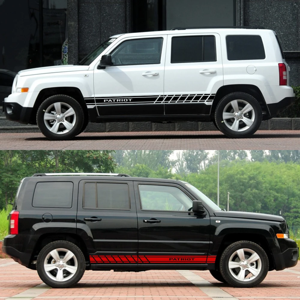 

For Jeep WRANGLER CHEROKEE COMPASS PATRIOT TRAILHAWK RUBICON LIBERTY Auto Tuning Accessories 2PCS Car Stickers Vinyl Film Decal