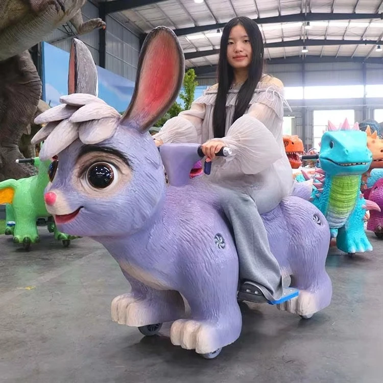 Outdoor/indoor shopping centers and school commercial play areas Electric dinosaur theme park rides with remote controls