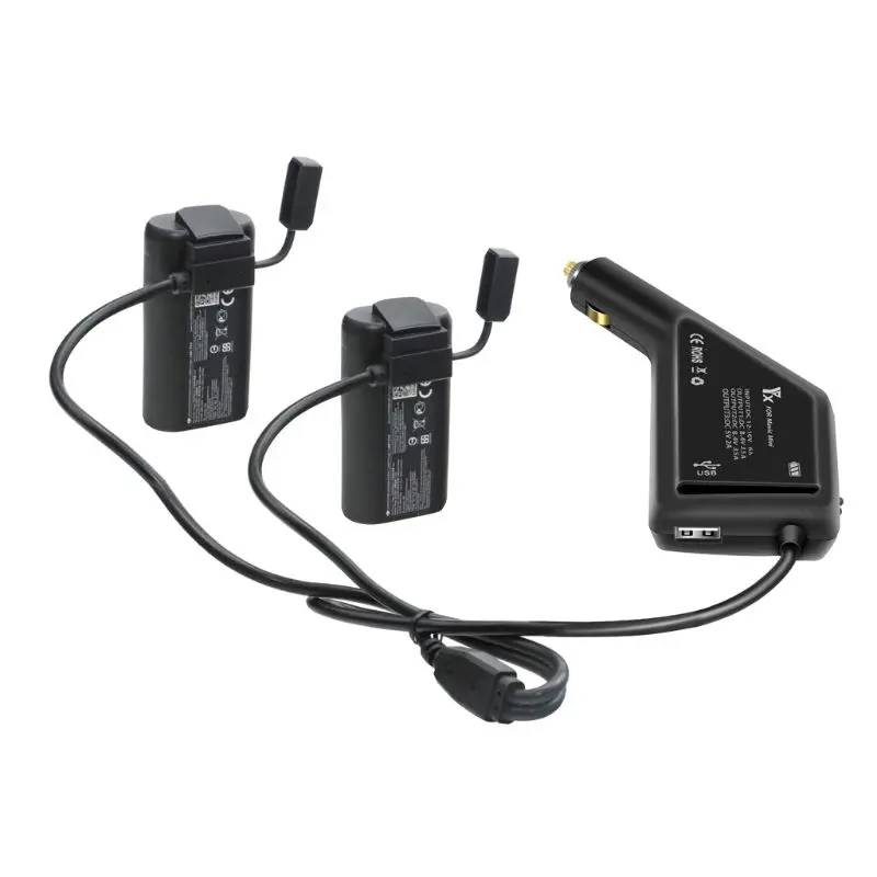 Battery Car Adapter Quick Support Batteries & Remote Controller Charging Together Easy Operation Durable