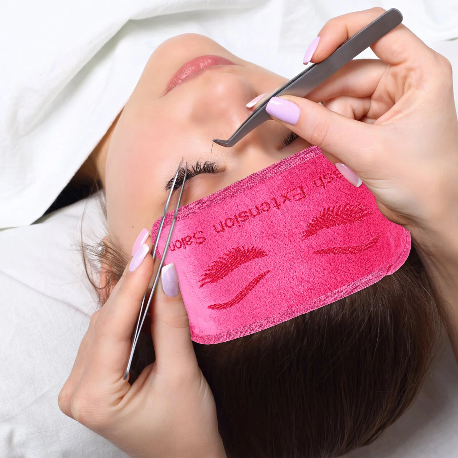 

3Pcs Eyelash Extension Forehead Pad Eyelash Holder Tool Ergonomic Lash Extension Accessories Forehead Cushion Reusable