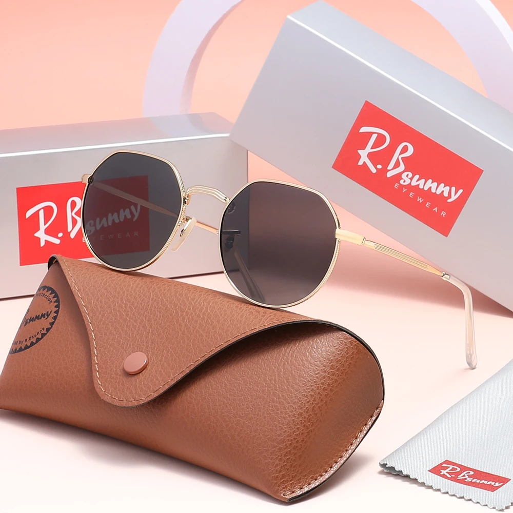 

Стильные классические солнцезащитные очки высокого качества, круглая оправа, поляризованные линзы, очки для мужчин и женщин, очки для вождения