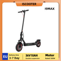 iScooter i9 Max Adult EScooter 500W Motor 36V10Ah Battery City Escooter 10 Inch Tire  Electric -Scooter