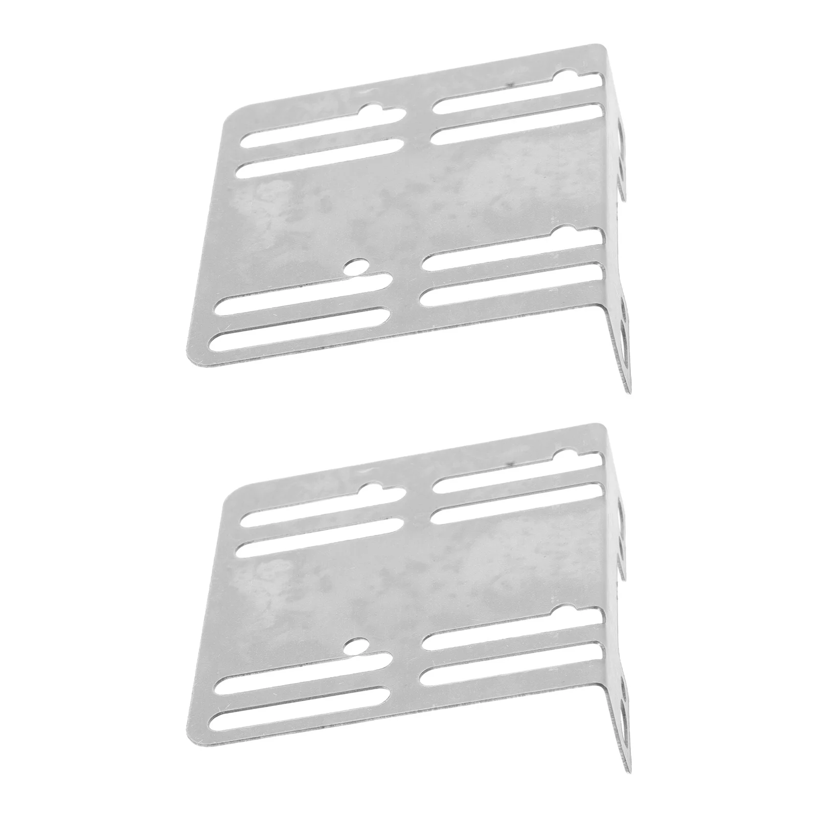 

2Pcs Universal Iron Body Bracket for Secure Car Dvd Navigation Audio System Mounting Easy Install Kit Audio Bracket