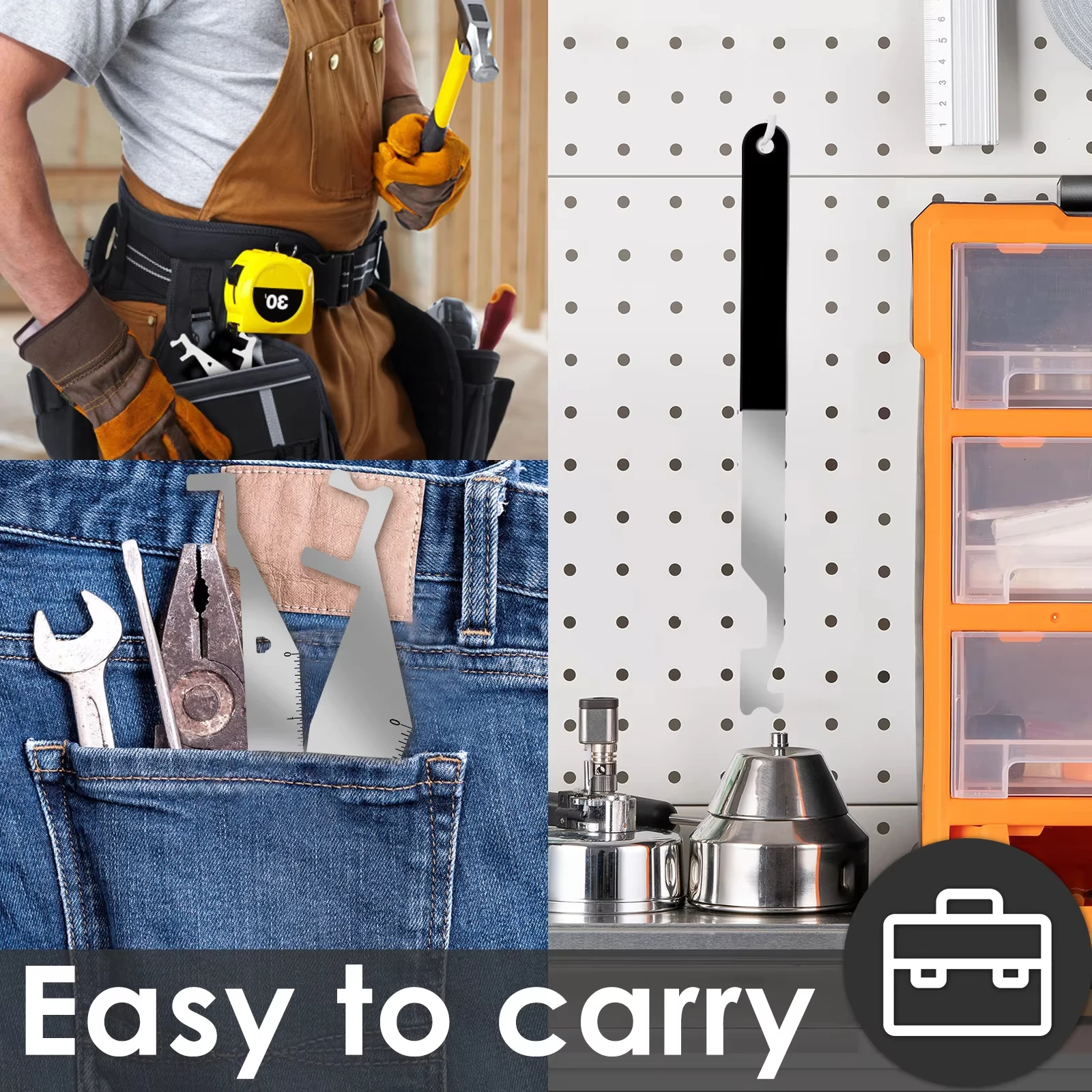 2/3 قطعة قفل من الفولاذ المقاوم للصدأ قطف قضيب رفع أداة متعددة المهام لرجال الإطفاء مجموعة أدوات الرافعة متعددة الأغراض للإنقاذ في حالات الطوارئ