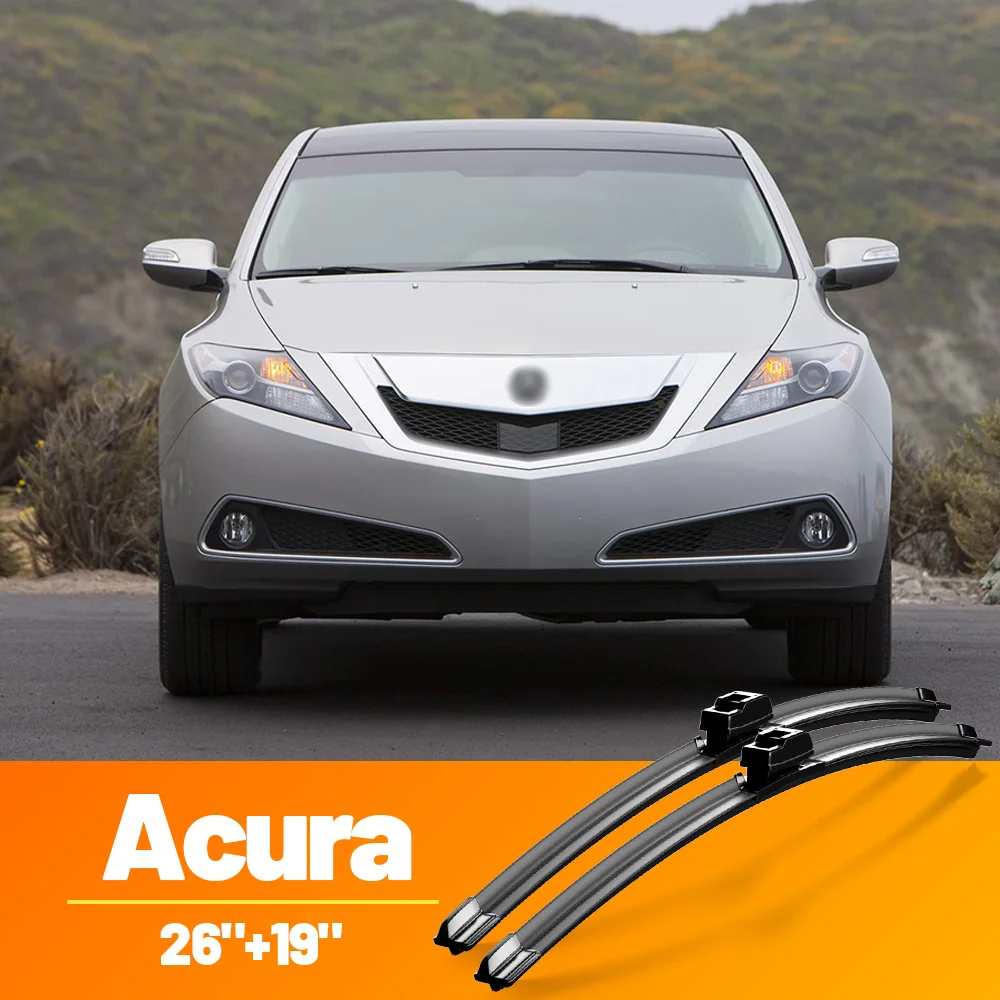 Para Acura TL 2003-2014 ZDX 2010-2013 ILX RLX 2013-2018, Limpiaparabrisas Delantero, Escobillas de 26"+19", Accesorios para Ventanas