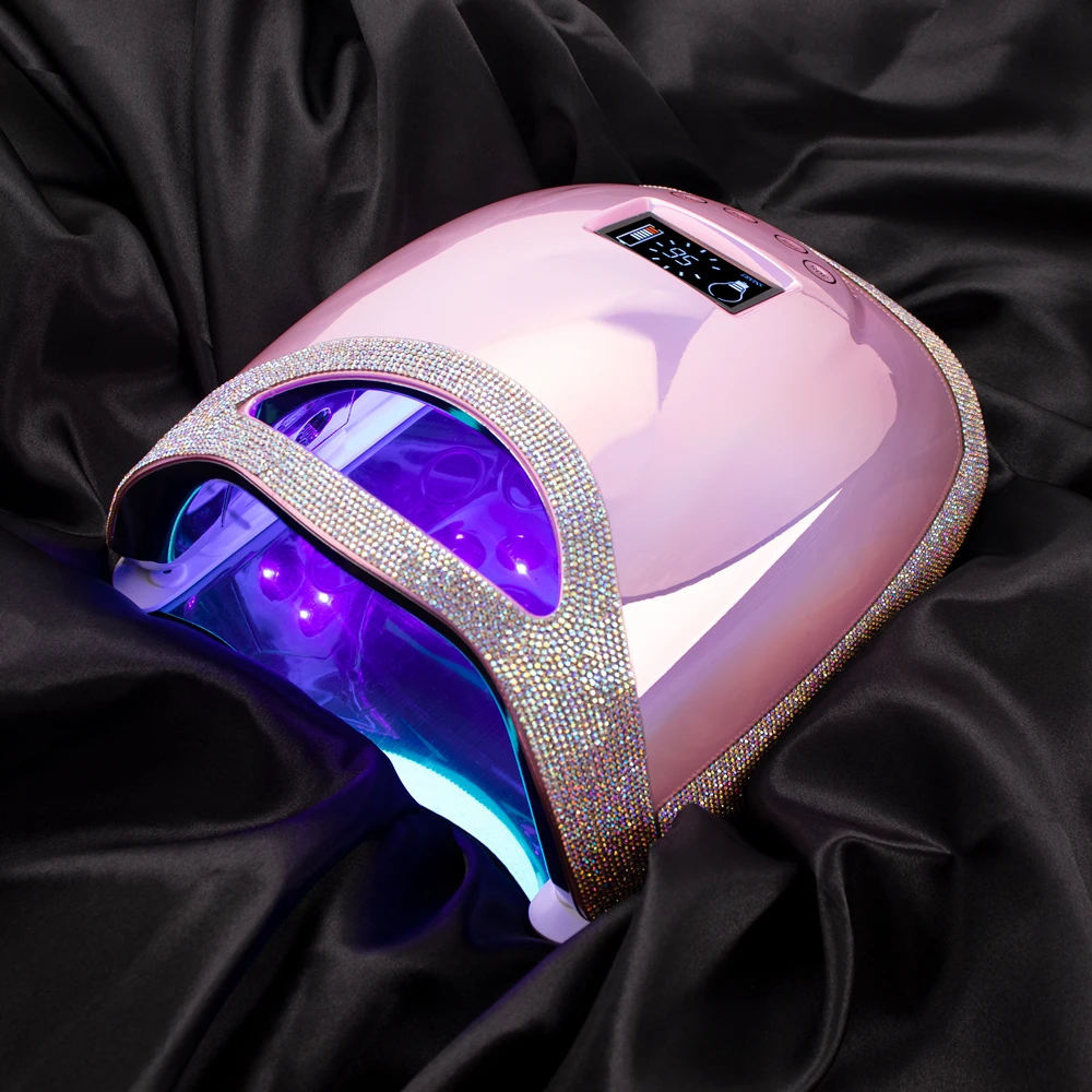 

2023 Nail Lamp with Battery Rechargeable Light Wireless Gel Lacquer Dryer Cordless Lamp Uv And Led For Nails