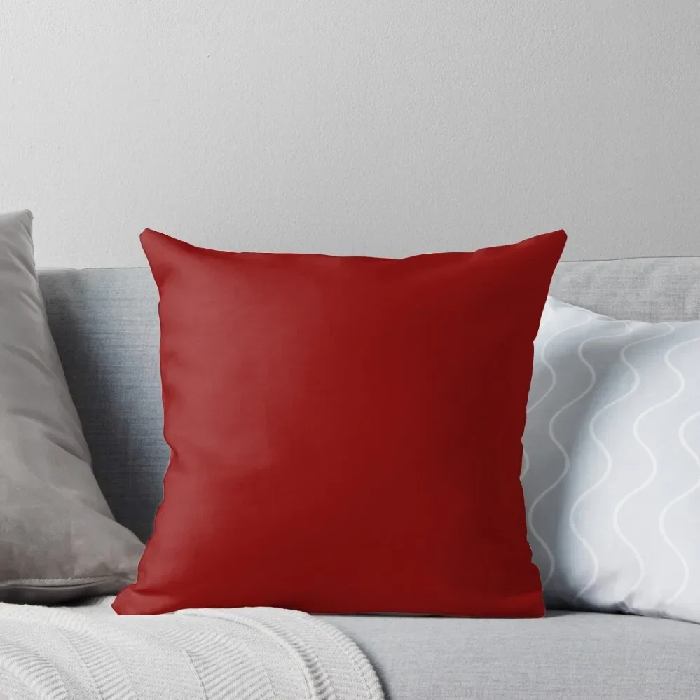 

PLAIN SOLID DARK RED - 100 RED SHADES ON OZCUSHIONS ON ALL PRODUCTS Throw Pillow Pillow Covers Decorative pillow