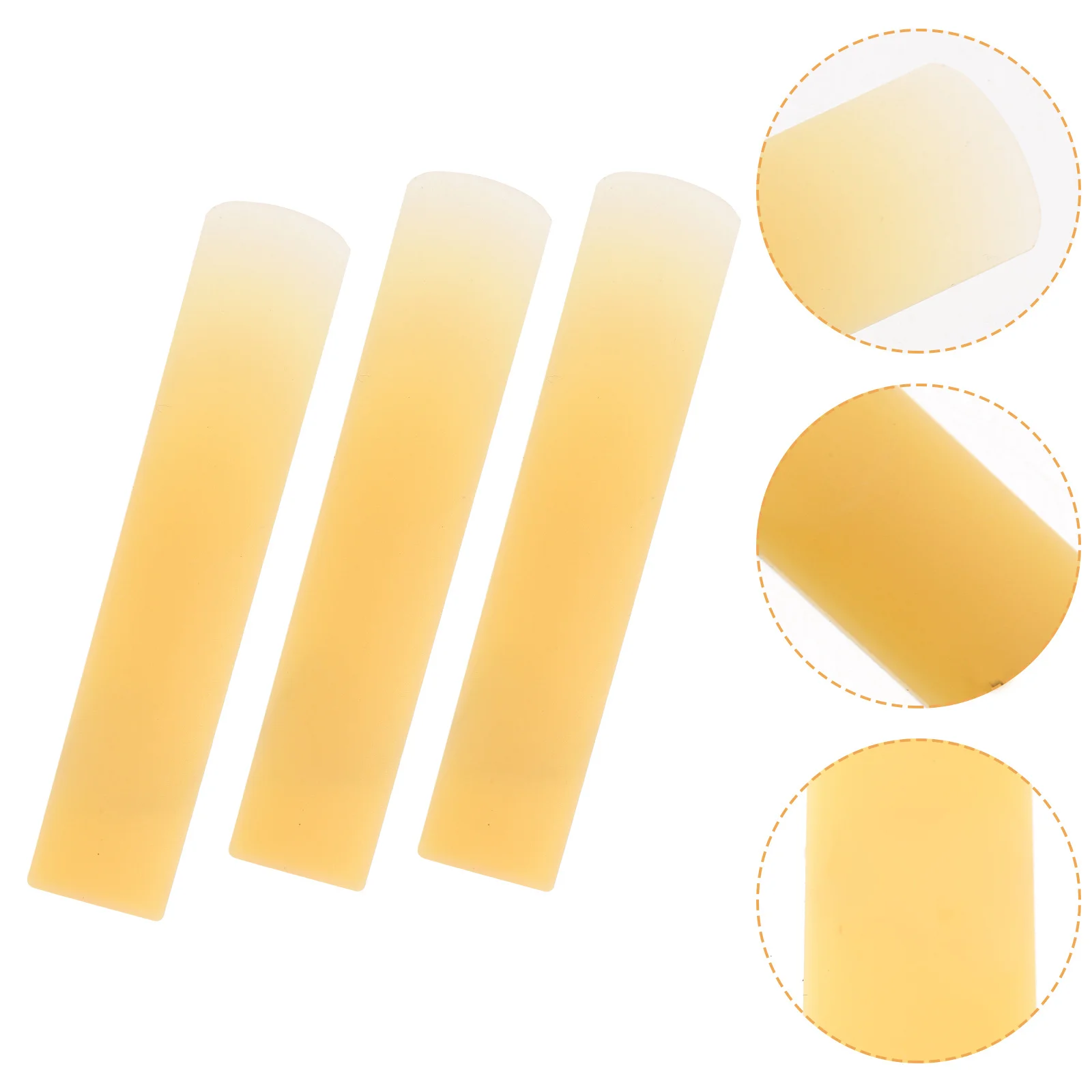 

3Pcs Resin Clarinet Reeds Fine Craftsmanship Burr Free Surface Reeds for Clarinet Use Consistent Tone Low Maintenance Compact