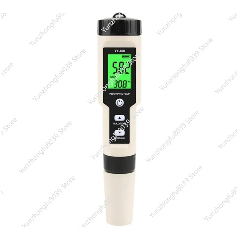 Nuevo Medidor Digital de Calidad del Agua YY-400, 4 en 1, para Medir la Concentración de Iones de Hidrógeno, PH/ORP/H2 y TEM, para Agua Potable
