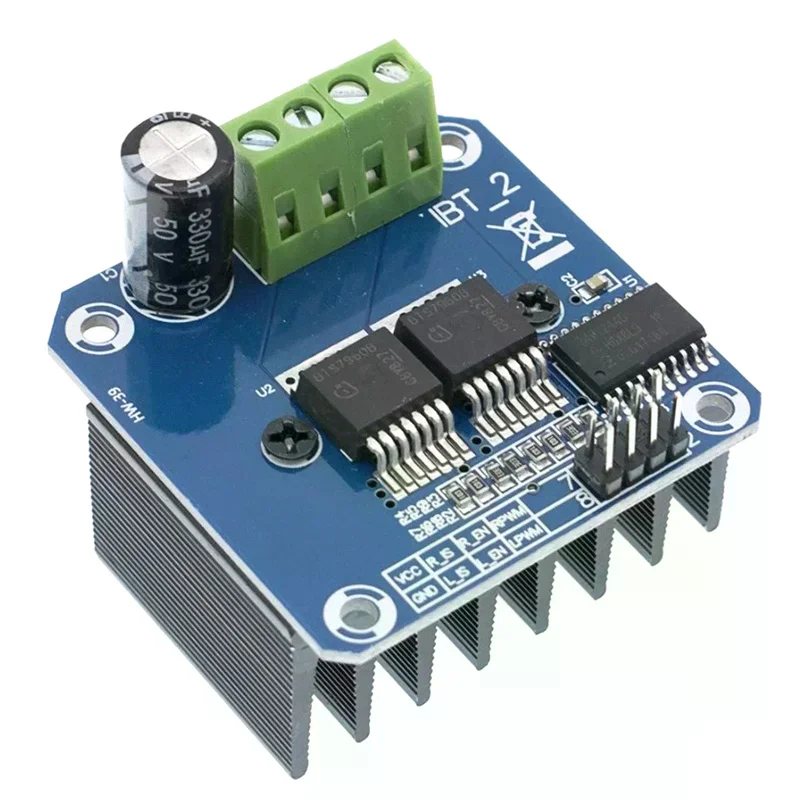 BTS7960 43A Double H-bridge High-Power Driver Module DIY Smart Car Current Diagnostic For
