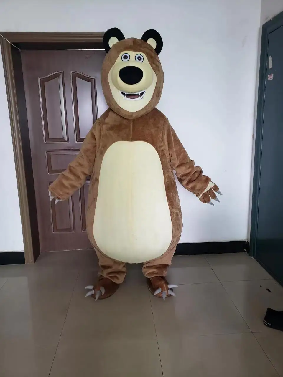 

Fashion Bear Mascot Costume Adult Birthday Party Fancy Dress Halloween Cosplay Game Dress Outfits Clothing Xmas