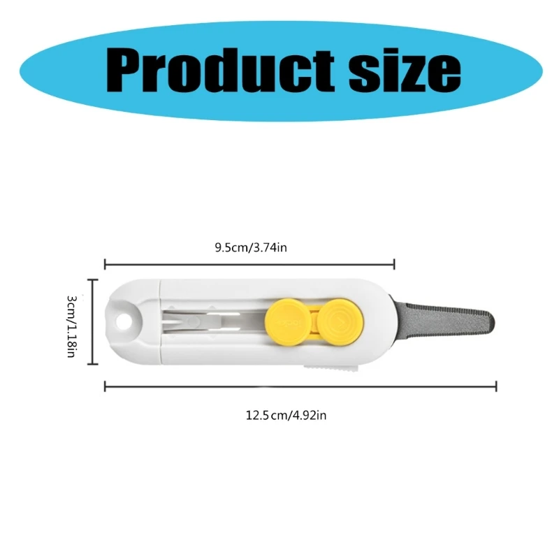 Выдвижной нож для бумаги, магнитный нож для открывания коробок, выдвижной открывалка для картонных коробок, конвертов, бумаги