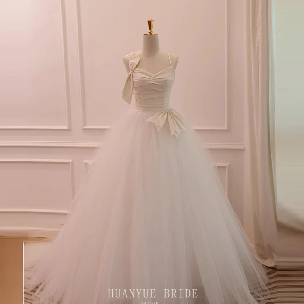 Robe de mariée sans bretelles, élégante, col licou, épaules dénudées, tenue de Rh, pour les patients