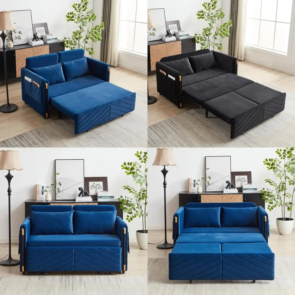 

Modern Convertible Sectional Sofas for Living Room Clearance, 54-Piece Set with Detachable Armrests and Pockets, Multi-Positiona