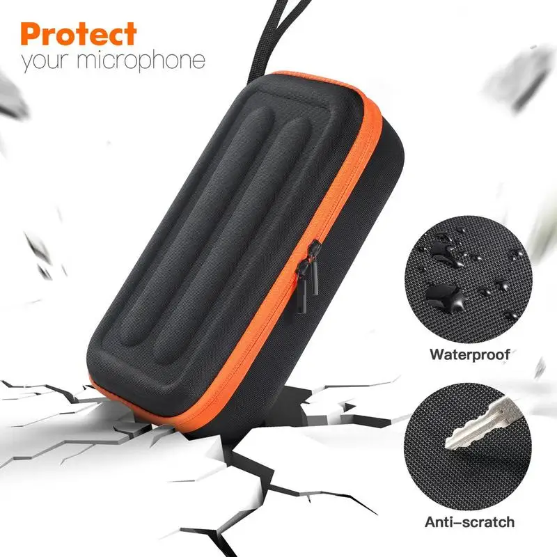 حقيبة تخزين ميكروفون EVA لصندوق الحفلات JBL اللاسلكي Mic BT K Song Box حقيبة حمل محمولة للسفر