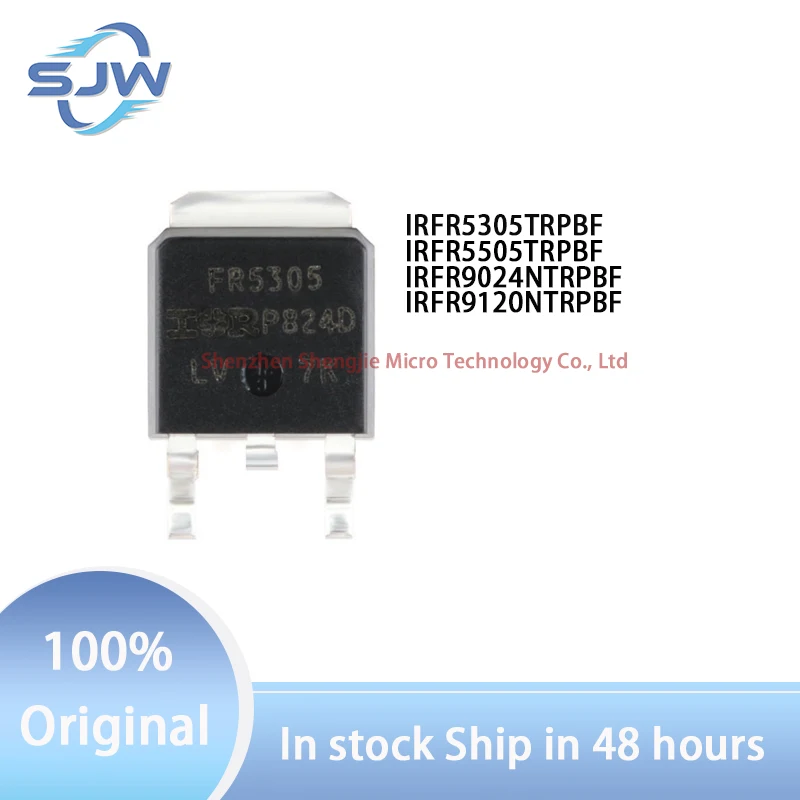 

1=5PCS IRFR5305TRPBF IRFR5505TRPBF IRFR9024NTRPBF IRFR9120NTRPBF FR5305 FR5505 FR9024N FR9120N TO252 Field-effect transistor