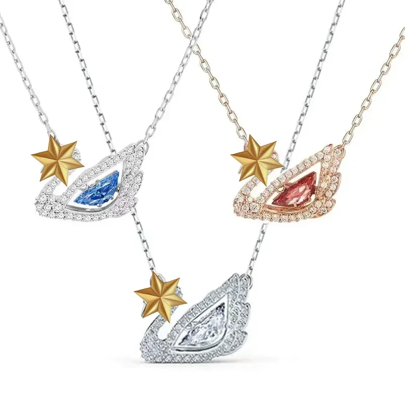 2024 New Creative Necklace Elegant Crystal Jewelry Ladies Gift, Party Wear