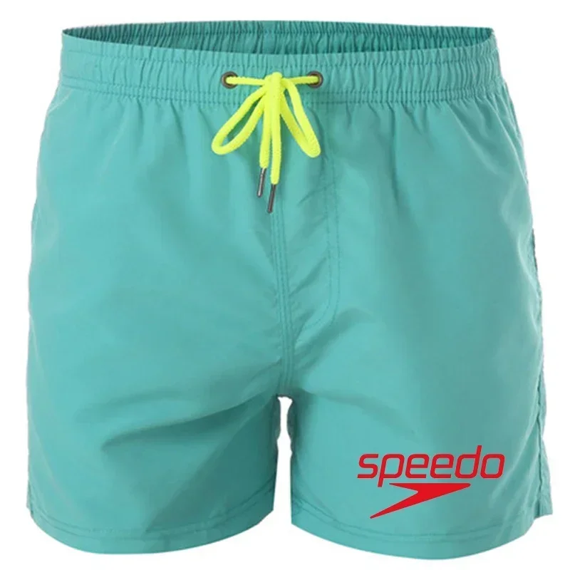 

2025 new men's swimsuit Sexy swimsuit swimming shorts Flat head beach shorts Sport surfboard shorts Men's swimming shorts